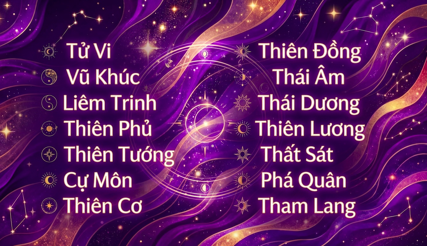 14 CHÍNH TINH